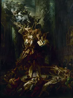 Witchcraft Collection: The Round of the Sabbath, c. 1861. Creator: Boulanger, Louis Candide (1806-1867)