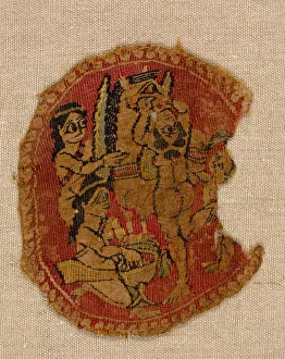 Umayyad Period Prints: Five Round Segmenta, 650 - 750. Creator: Unknown