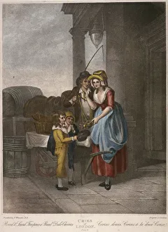 Cherries Gallery: Round & Sound Fivepence a Pound Duke Cherries, Cries of London, c1870. Artist