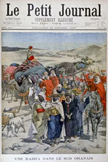 Rounding Up Prints: A round up in southen Oranais, Algeria, 1900