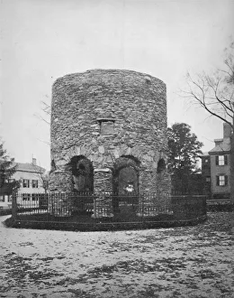 Newport Prints: The Round Tower at Newport, c1892