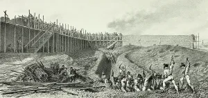 Round Way, from Souvenirs d'Italie: Expédition de Rome, 1859. Creator: Auguste Raffet