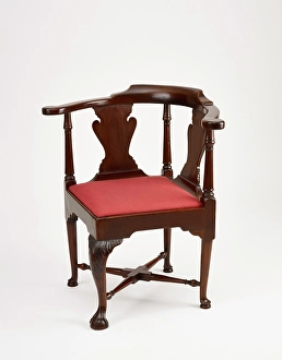 Polished Prints: Roundabout (corner chair), about 1765-1770. Creator: Unknown