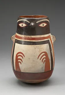 Rounded Beaker in the Form of an Abtract Bird, 180 B. C. / A. D. 500. Creator: Unknown