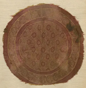 Roundel, Egypt, Roman period (30 B. C. - 641 A. D. ), 3rd / 5th century. Creator: Unknown