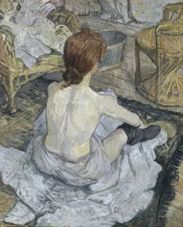 Neglige Collection: Rousse (La Toilette), 1889. Artist: Toulouse-Lautrec, Henri, de (1864-1901)