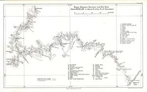 Tatton Benvenuto Mark Collection: Route between Karaman and Kiz Kale, c1915. Creator: Stanfords Geographical Establishment