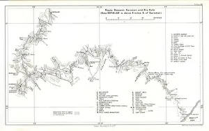 Sykes Tatton Benvenuto Mark Prints: Route between Karaman and Kiz Kale, c1915. Creator: Stanfords Geographical Establishment
