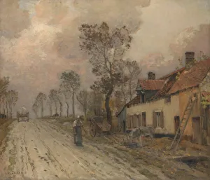 The Route Nationale at Samer. Creator: Jean-Charles Cazin