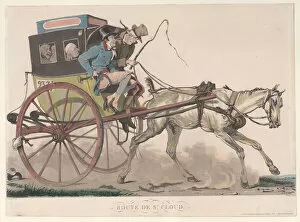 Philibert Louis Debucourt Gallery: Route de St. Cloud, 1816. Creator: Philibert Louis Debucourt