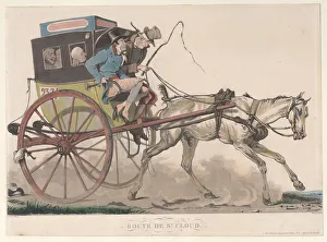 Louis Philibert De Bucourt Prints: Route de St. Cloud, 1816. Creator: Philibert Louis Debucourt