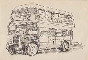 Two Decker Gallery: Routemaster bus, 1951. Creator: Shirley Markham