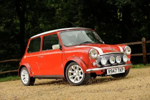 Rover Mini Cooper Works 1998 Prints: Rover Mini Cooper works 1998. Artist: Simon Clay