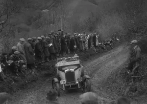Rover Prints: Rover of RW Jaggard competing in the MCC Lands End Trial, 1935. Artist: Bill Brunell