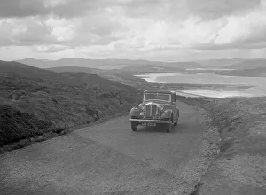 Rover saloon of J Gibbon Jr competing in the RSAC Scottish Rally, 1934. Artist: Bill Brunell