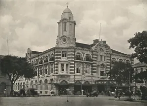 Corner Prints: Rowe & Coy. Ltd. Rangoon Premises, 1900. Creator: Unknown
