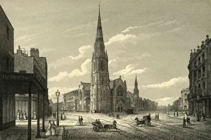 Rowland Hills Chapel & Schools, Westminster Bridge Road, c1876. Creator: Unknown