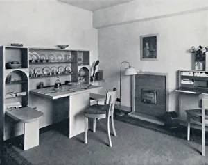 Shelving Prints: Rowley Gallery of Decorative Art Ltd - Combined dining-living-room open, 1939
