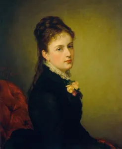 Gpa Healy Prints: Roxana Atwater Wentworth, 1876. Creator: George Peter Alexander Healy