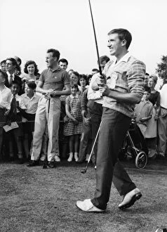 Comedian Gallery: Roy Castle and Bruce Forsyth, Ealing Golf Course, London, 1963. Creator: Brian Foskett