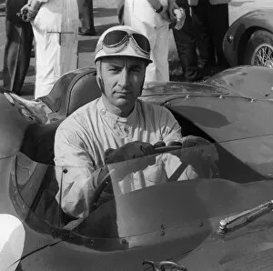 Goggles Gallery: Roy Salvadori at Goodwood 1958. Creator: Unknown