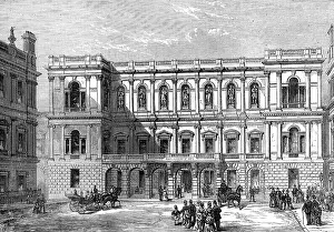 Banks Prints: The Royal Academy of Arts, Burlington House, 1874. Creator: Unknown