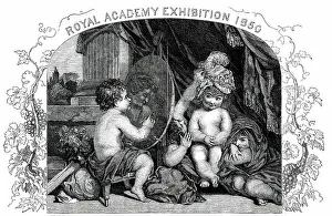 Palmerston Henry John Temple Prints: Royal Academy Exhibition - The Infant Academy