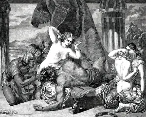 Scissors Prints: Royal Academy Exhibition - No. 16 - Samson Betrayed