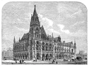 Arcade Prints: Royal Academy Prize Drawing: A Provincial Townhall and Market-place