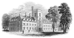 Mock Tudor Prints: Royal Agricultural College, Cirencester, 1845. Creator: Unknown