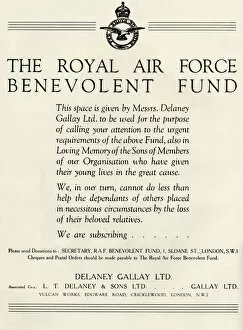 Killed Gallery: The Royal Air Force Benevolent Fund, 1941. Creator: Unknown