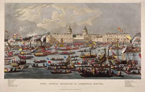 Excursion Collection: Royal Aquatic Excursion to Greenwich Hospital, 1838