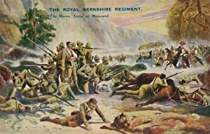 Anglo Afghan War Gallery: The Royal Berkshire Regiment. The Heroic Stand at Maiwand, 1880, (1939)