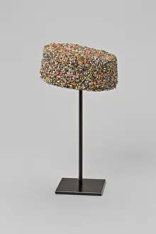 Arts Of Africa Collection: Royal Cap (Orikogbofo), Nigeria, Early / mid-20th century. Creator: Unknown