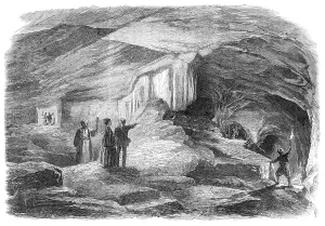 Subterranean Prints: The Royal Caverns at Jerusalem, 1869. Creator: Unknown