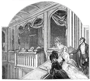 Church Service Gallery: The Royal Chapel, St. James s, 1844. Creator: Unknown