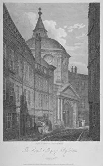 Royal College Of Physicians Collection: Royal College of Physicians, City of London, 1804. Artist: James Sargant Storer