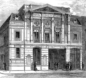 Fireproof Prints: The Royal Comedy Theatre, Panton-Street, Haymarket, 1881. Creator: Unknown