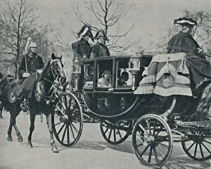 Prince Albert Frederick Of Wales Gallery: The Royal Couple Returning from the Abbey, 1923, (1937). Creator: Unknown