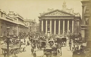 The Royal Exchange, 1850-1900. Creator: Unknown