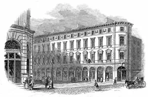 Royal Exchange Collection: Royal Exchange Buildings, 1845. Creator: Smyth