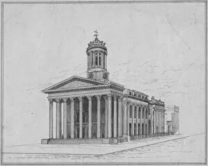 Allen Gallery: Royal Exchange, Glasgow, 1832. Creator: David Allen