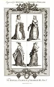 Princess Royal Gallery: The Royal Family of George III, Published by Alexander Hogg Januay 18th 1794.Plate 2