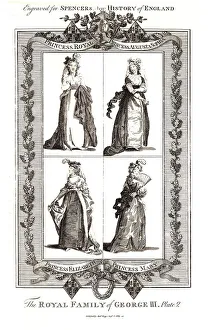 Augusta Prints: The Royal Family of George III, Published by Alexander Hogg Januay 18th 1794. Plate 2