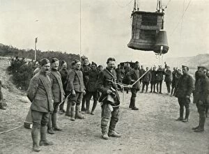W Stanley Macbean Collection: Royal Field Artillery Kite Balloons Were The Eyes of Our Guns in France, (1919)