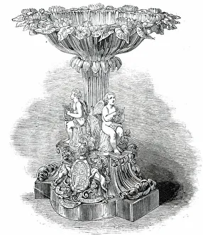 Water Lily Prints: The Royal Font, 1850. Creator: Unknown