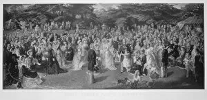 Chiswick House Gallery: Royal garden party at Chiswick House, Hounslow, London, c1875