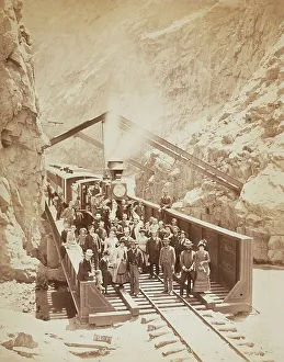William H Prints: Royal Gorge, 1885. Creator: William H. Jackson