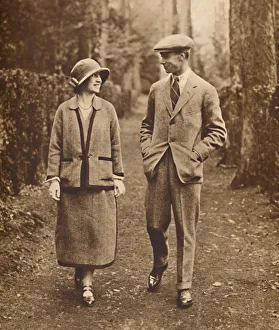 Queen Elizabeth The Queen Mother Gallery: Royal Honeymoon, 1923, (1937)