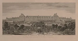 The Royal Hospital of Bicestre. Creator: Jacques Rigaud (French, 1681-1754)